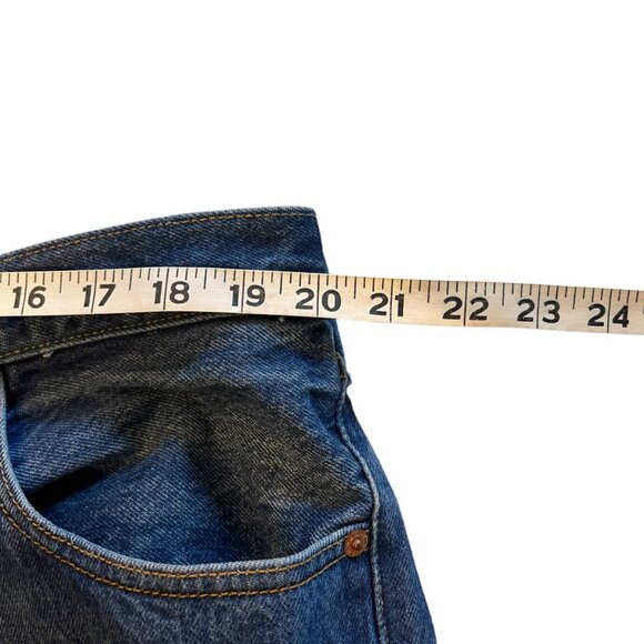 Levi's 501 XX Jeans Mens Blue Denim Button Fly Relaxed Fit Straight VINTAGE - Picture 7 of 8